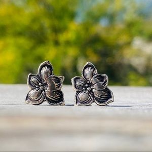 Silver Spoon Earrings “Orange Blossom” 1910